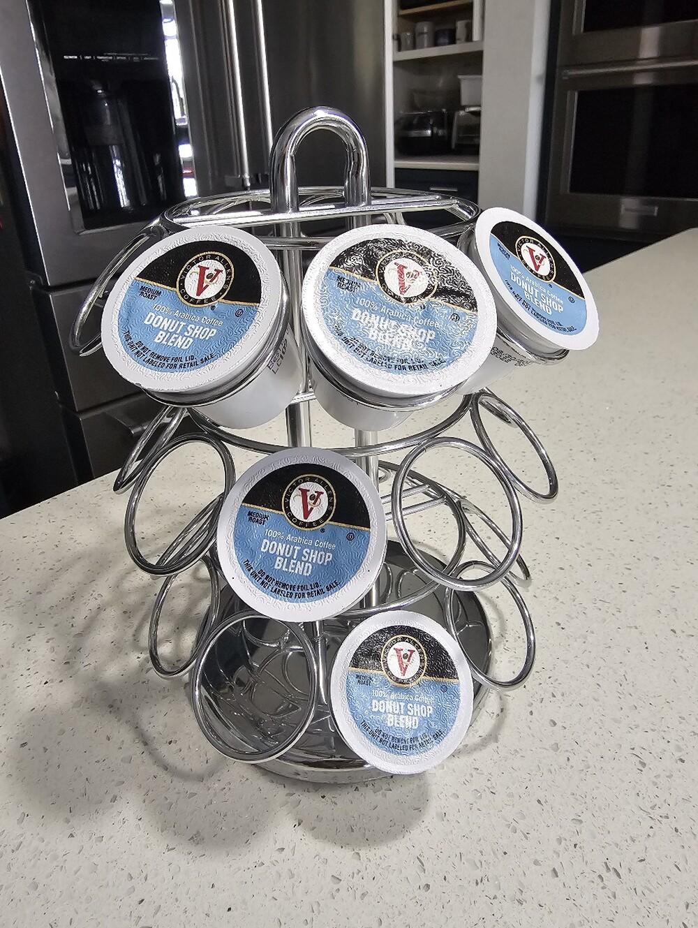 K Cup holder Holds 27 Pods Like New Spins for Keurig & Other Brand Coffee Pods